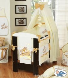 Nebesa nad postýlku bavlněná - MÉĎA BARNABÁŠ smetanová - obrázek 1