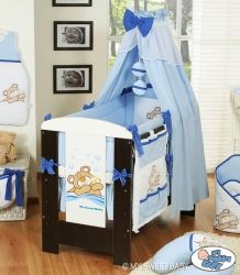 Nebesa nad postýlku bavlněná - MÉĎA BARNABÁŠ modrá - obrázek 1