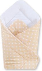 Zavinovačka bavlna - PUNTÍKY na béžovém - Bobono varianta bez výztuže - obrázek 1
