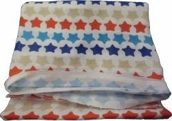 Plena bavlněná potisk - HVĚZDIČKY - 75x80cm - obrázek 1