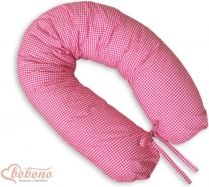 Kojící polštář Longer - KOSTIČKA tmavě růžová - Bobono - obrázek 1