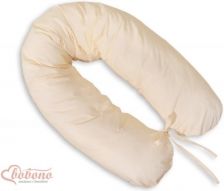 Kojící polštář Longer - JEDNOBAREVNÝ smetanový - Bobono - obrázek 1