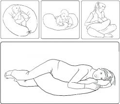 Kojící polštář Longer - JEDNOBAREVNÝ smetanový - Bobono - obrázek 2