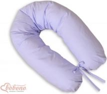 Kojící polštář Longer - JEDNOBAREVNÝ fialový - Bobono - obrázek 1