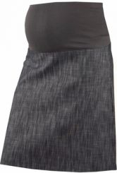 Těhotenská sukně - DENIM modrá/granát velikost XXL - obrázek 1