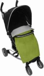 Nánožník na kočár - DEKA FLEECE limetka se světle šedou - IvemaBaby - obrázek 1