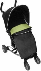 Nánožník na kočár - DEKA FLEECE tmavě šedá s pistáciovou - IvemaBaby - obrázek 1