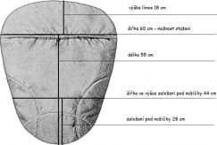 Nánožník na kočár - GOLF černý s limetkou - IvemaBaby - obrázek 5