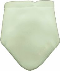 Nákrčník dětský fleece - KROCHETTA smetanový - vel.6-12měs. - obrázek 1