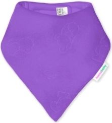 Nákrčník dětský - FLEECE tmavě fialový - Ivemababy - obrázek 1
