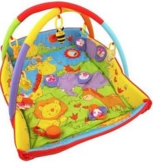 Deka hrací obdélníková - ZOO BabyMix - 120x80cm - obrázek 1