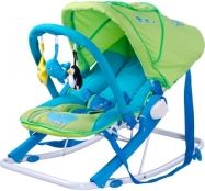 Lehátko pro miminko se stříškou - AQUA zelené - Caretero - obrázek 1