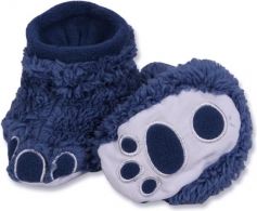 Capáčky kojenecké podšité - ŤAPKY tmavě modré - vel.0-6 měs. - obrázek 1