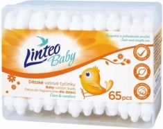 Tyčinky do uší vatové - ANATOMICKÉ LINTEO - 65ks - obrázek 1