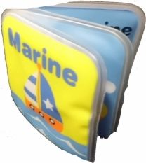 Dětská knížka malá - MOŘSKÝ SVĚT pískací i do vody - BabyOno - obrázek 1