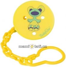 Řetízek na dudlík - KOALA žlutý - BabyOno - obrázek 1