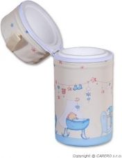 Termoobal na malé lahve - ZEBRY MINI šedý - obrázek 2