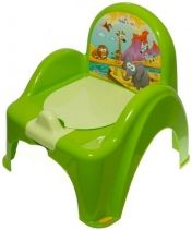 Nočník dětský plastový - ŽIDLIČKA SAFARI zelená - obrázek 1