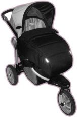 Nánožník na kočár - EXCLUSIVE černý - IvemaBaby - obrázek 1