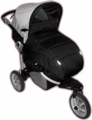 Nánožník na kočár - EXCLUSIVE černý - IvemaBaby - obrázek 3