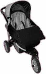 Nánožník na kočár - EXCLUSIVE černý - IvemaBaby - obrázek 5