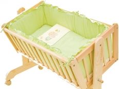 Souprava do kolébky 6-dílná - MARTIN zelená - Scarlett - obrázek 1