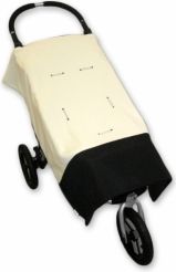 Fusak jaro-podzim 2v1 - FUSAK-DEKA tmavě šedá s malinovou - Ivemababy - obrázek 4