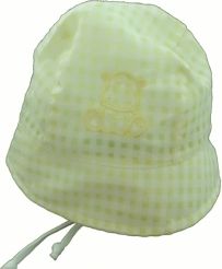 Čepice dětská kšiltovka - KLOBOUČEK HROCH žlutý - vel.68 - obrázek 1