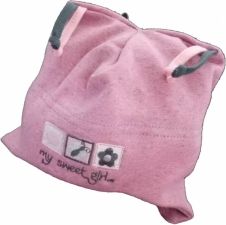 Čepice dětská bavlna - MY SWEEET GIRL růžový melír - vel.50cm - obrázek 1