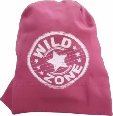 Čepice dětská bavlna - WILD ZONE fuchsiová - vel.54-56cm - obrázek 1