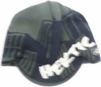 Čepice dětská zimní pletená - HECTIC tmavě zelená - vel. 54-56cm - obrázek 1