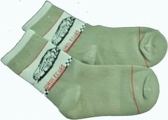 Ponožky dětské bavlna - AUTO zelené - vel.15-16 (obuv 26-27) - obrázek 1