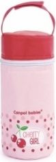 Termoobal na lahve kulatý - GIRL růžovo-červený - Canpol - obrázek 1