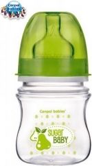 Lahev kojenecká se širokým hrdlem - SUGAR BABY zelená - 120ml - obrázek 1