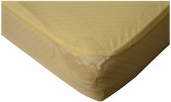 Prostěradlo do postýlky bavlna - TENCEL Scarlett žluté - 120x60cm - obrázek 3