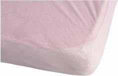 Prostěradlo do postýlky bavlna - TENCEL Scarlett růžové - 120x60cm - obrázek 2