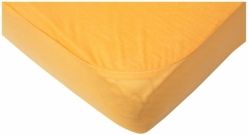 Prostěradlo do postýlky bavlna - TENCEL Scarlett oranžové - 120x60cm - obrázek 4