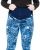 Legíny těhotenské dlouhé - VZOR JEANS modré - Be MaaMaa velikost L/XL - obrázek 4