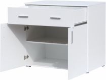 Komoda laminát - JAKUB bílá - Scarlett - obrázek 2