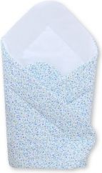 Rychlozavinovačka bavlna - LOUKA modré kytičky - Bobono  varianta s výztuží - obrázek 1
