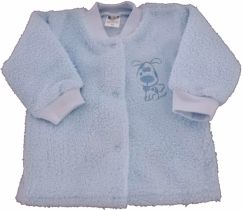 Kabátek kojenecký luna - PEJSEK modrý - vel.62 - obrázek 1