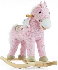 Hračka dětská houpací - KONÍK PONY růžový - MillyMally - obrázek 1
