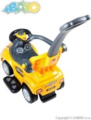 Jezdítko/Odrážedlo plastové - MEGA CAR yellow - Bayo - obrázek 3