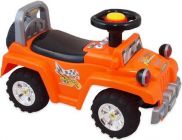 Jezdítko/Odrážedlo plastové se zvuky - TERÉNNÍ AUTO oranžové - BabyMix - obrázek 1