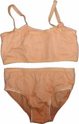 Dívčí spodní prádlo - KALHOTKY a LAMBÁDA meruňkové - vel.110 - obrázek 1