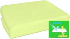 Prostěradlo do postýlky BabyNellys - FROTÉ S MEMBRÁNOU žluté - 120x60cm - obrázek 2
