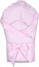 Rychlozavinovačka bavlna s mašlí - JEDNOBAREVNÁ růžová - BabyNellys - obrázek 1