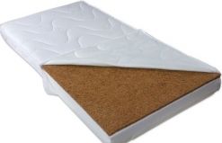 Matrace do postýlky BabyNellys - ALOE DE LUX kokos/pěna/kokos - 120x60x12cm - obrázek 2