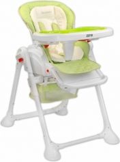 Židlička jídelní plastová s houpačkou - ZEFIR zelená - CoTobaby - obrázek 1