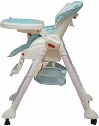 Židlička jídelní plastová s houpačkou - ZEFIR zelená - CoTobaby - obrázek 2